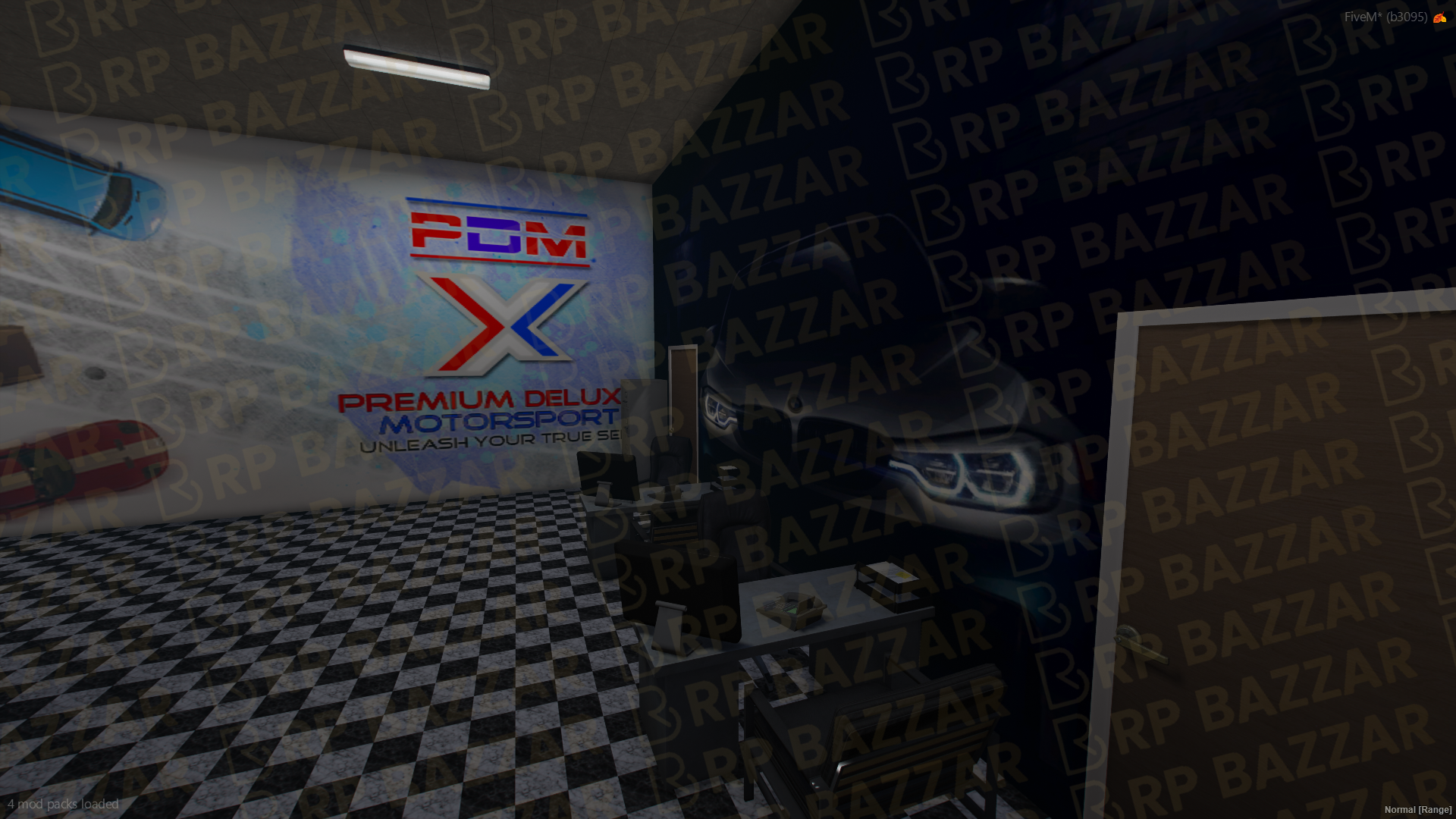 Sporty Vehicle Shop FiveM MLO — GTA RP Interior — ESX QB QBOX — RPBazzar