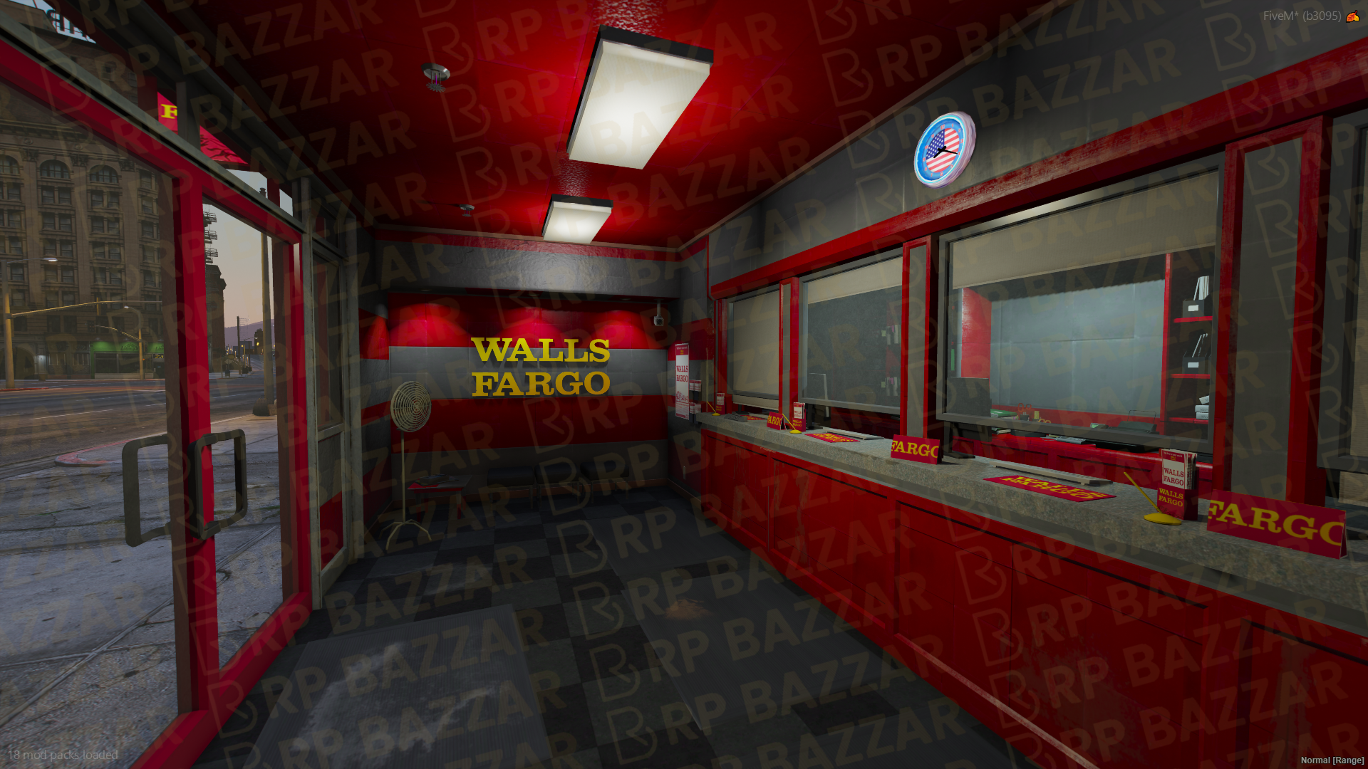 Downtown Bank FiveM MLO — GTA RP Interior — ESX QB QBOX — RPBazzar
