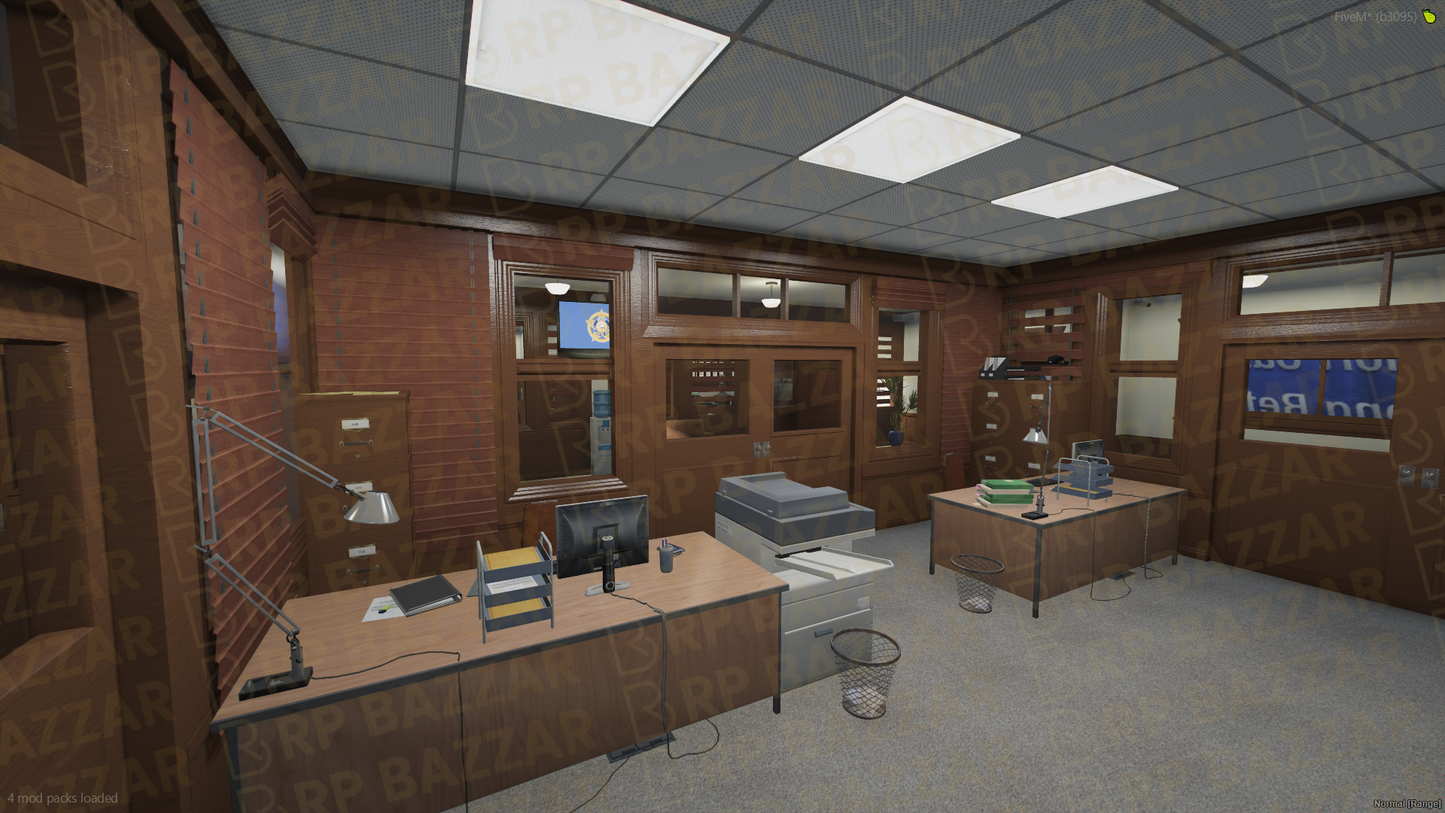 Westside Police Station FiveM MLO — GTA RP Interior — ESX QB QBOX — RPBazzar
