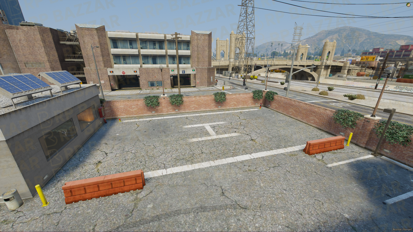 Fenced Impound Lot FiveM MLO — GTA RP Interior — ESX QB QBOX — RPBazzar