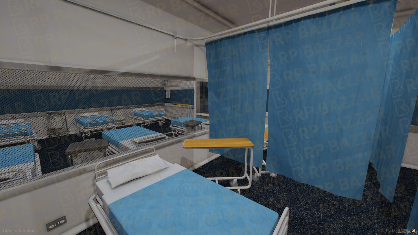 Fortified Prison FiveM MLO — GTA RP Interior — ESX QB QBOX — RPBazzar