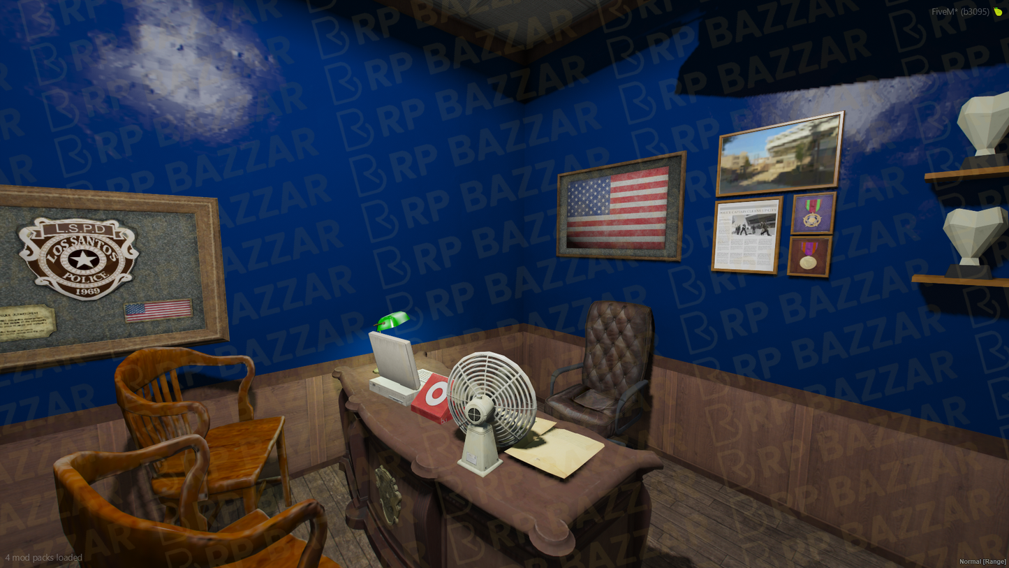 Mountain Police Station FiveM MLO — GTA RP Interior — ESX QB QBOX — RPBazzar