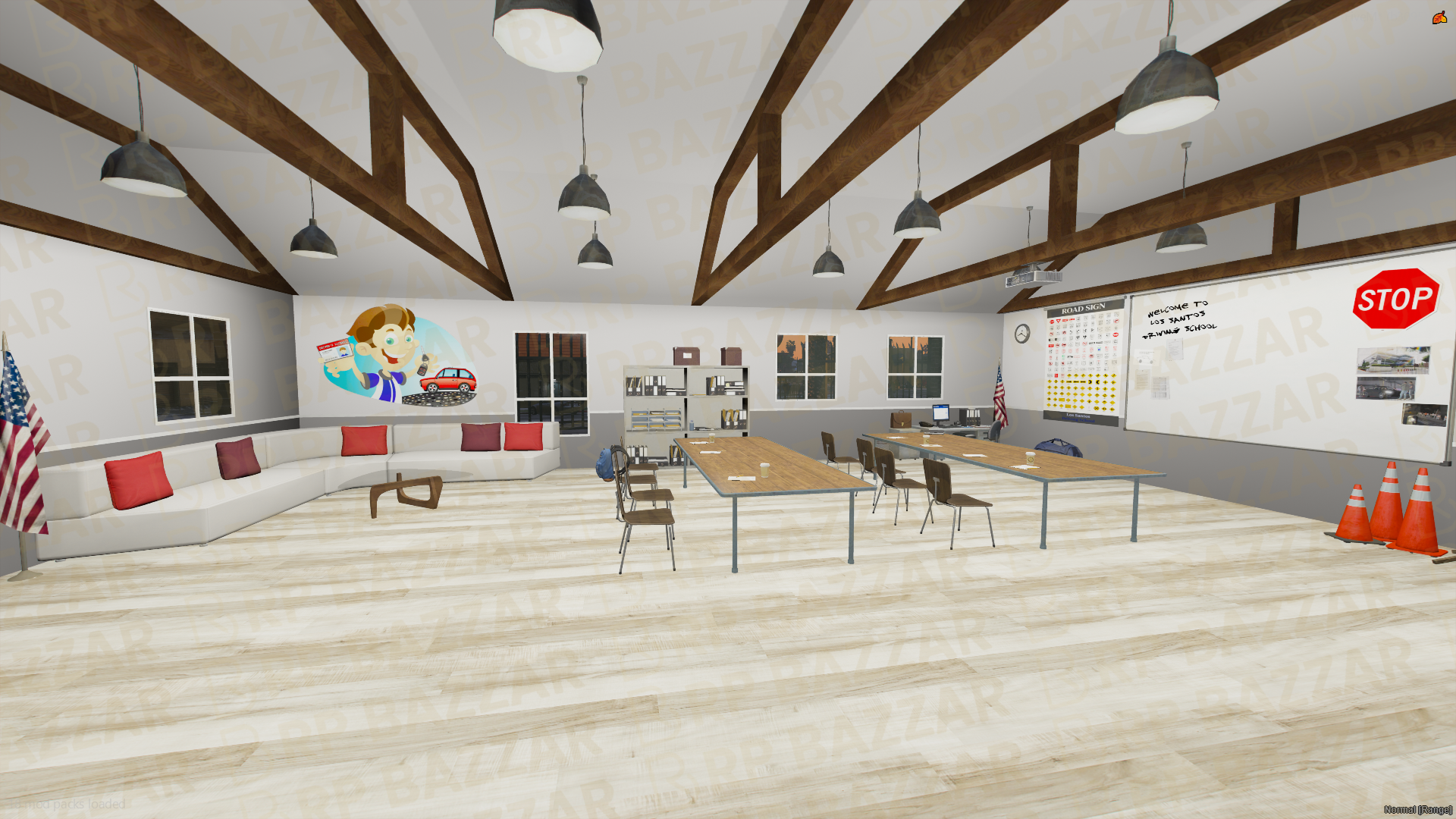 Pro Driving School FiveM MLO — GTA RP Interior — ESX QB QBOX — RPBazzar