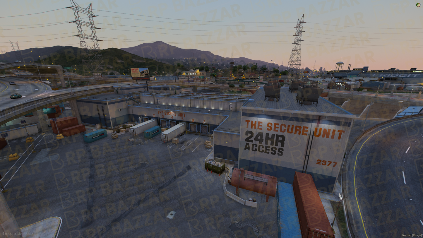 Secure Storage Room & Warehouse FiveM MLO — GTA RP Interior — ESX QB QBOX — RPBazzar