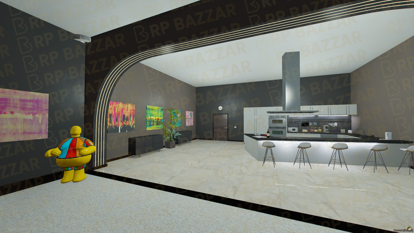 Downtown Apartment FiveM MLO — GTA RP Interior — ESX QB QBOX — RPBazzar