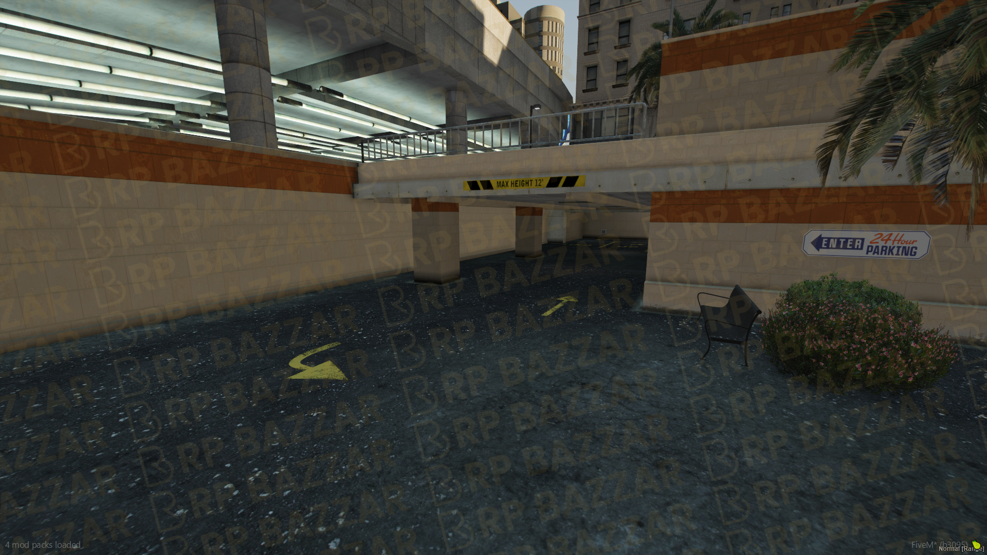 Sunset Legion Square FiveM MLO — GTA RP Interior — ESX QB QBOX — RPBazzar