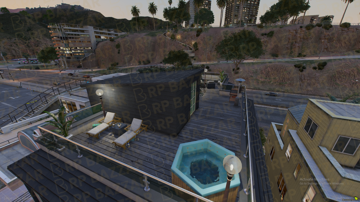 Uptown House FiveM MLO — GTA RP Interior — ESX QB QBOX — RPBazzar