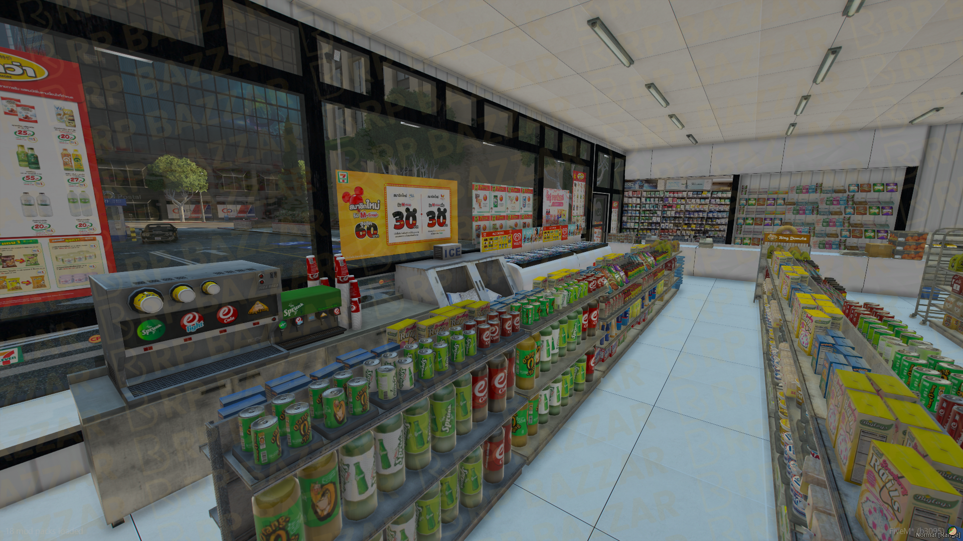 Sleek 24-7 Store FiveM MLO — GTA RP Interior — ESX QB QBOX — RPBazzar