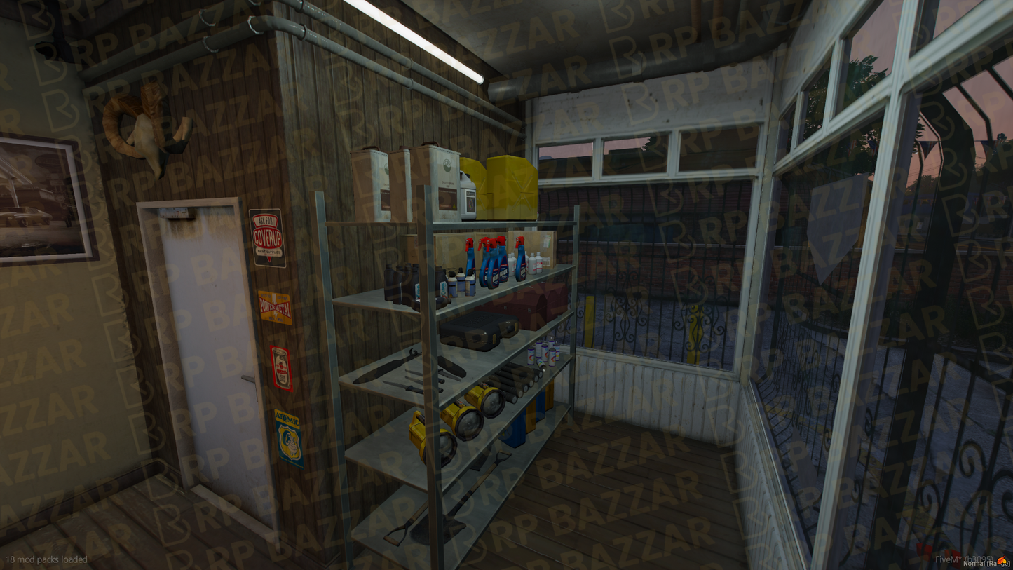 Express Gas Station FiveM MLO — GTA RP Interior — ESX QB QBOX — RPBazzar