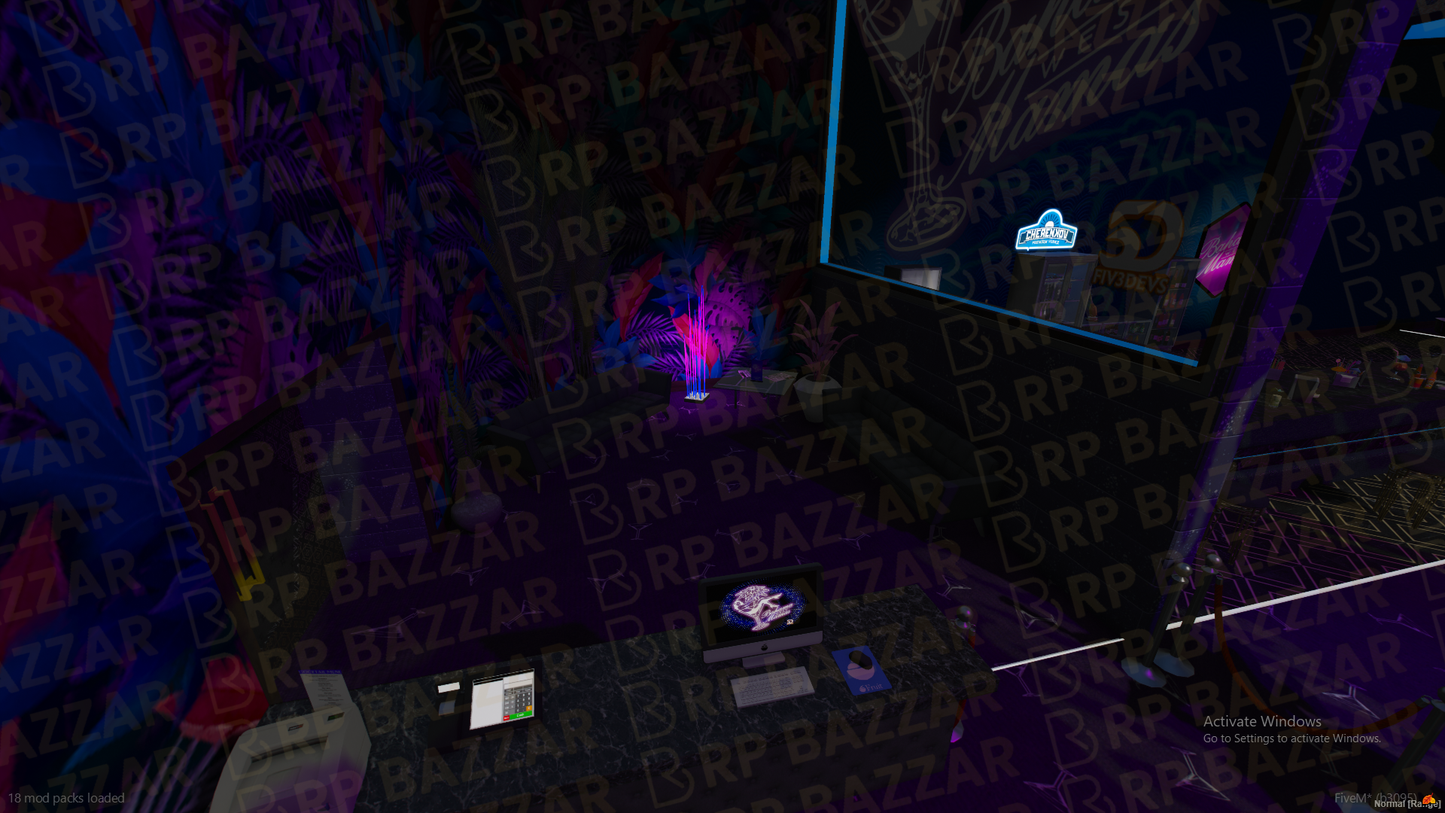 Outlaw Nightclub FiveM MLO — GTA RP Interior — ESX QB QBOX — RPBazzar