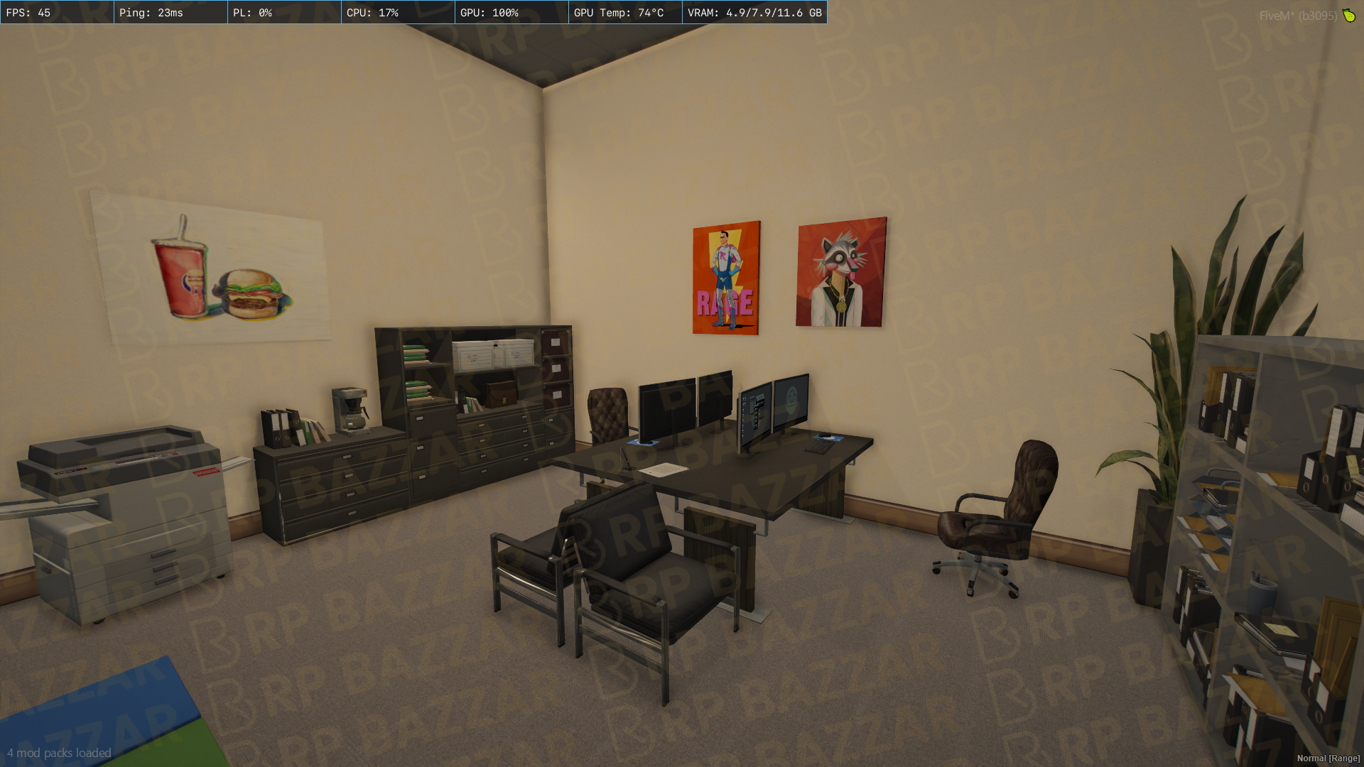 Startup Office FiveM MLO — GTA RP Interior — ESX QB QBOX — RPBazzar