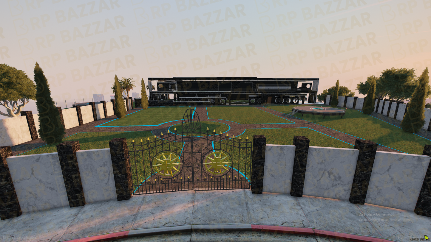 Upscale Mansion FiveM MLO — GTA RP Interior — ESX QB QBOX — RPBazzar