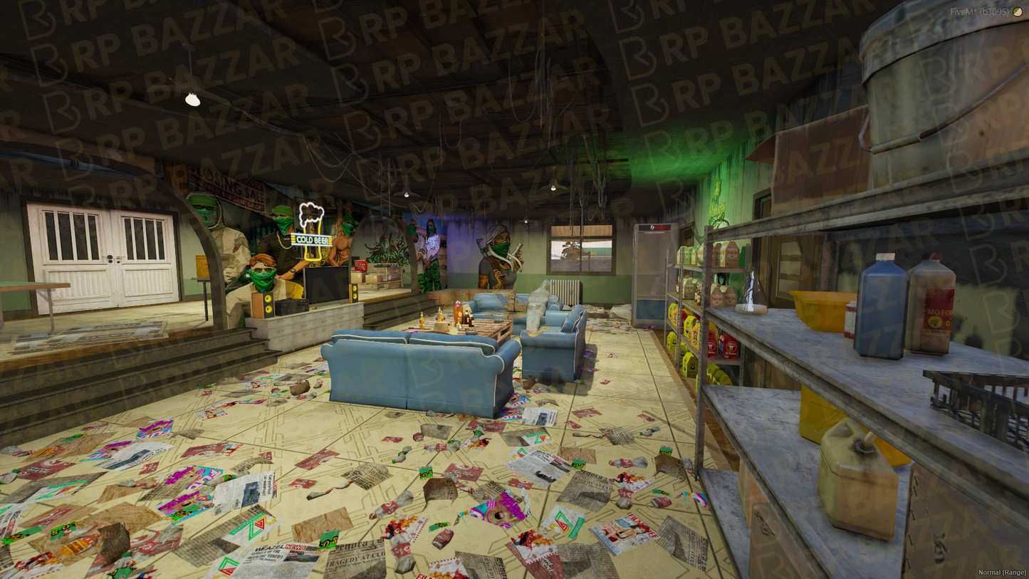 Outlaw Gang Hood FiveM MLO — GTA RP Interior — ESX QB QBOX — RPBazzar