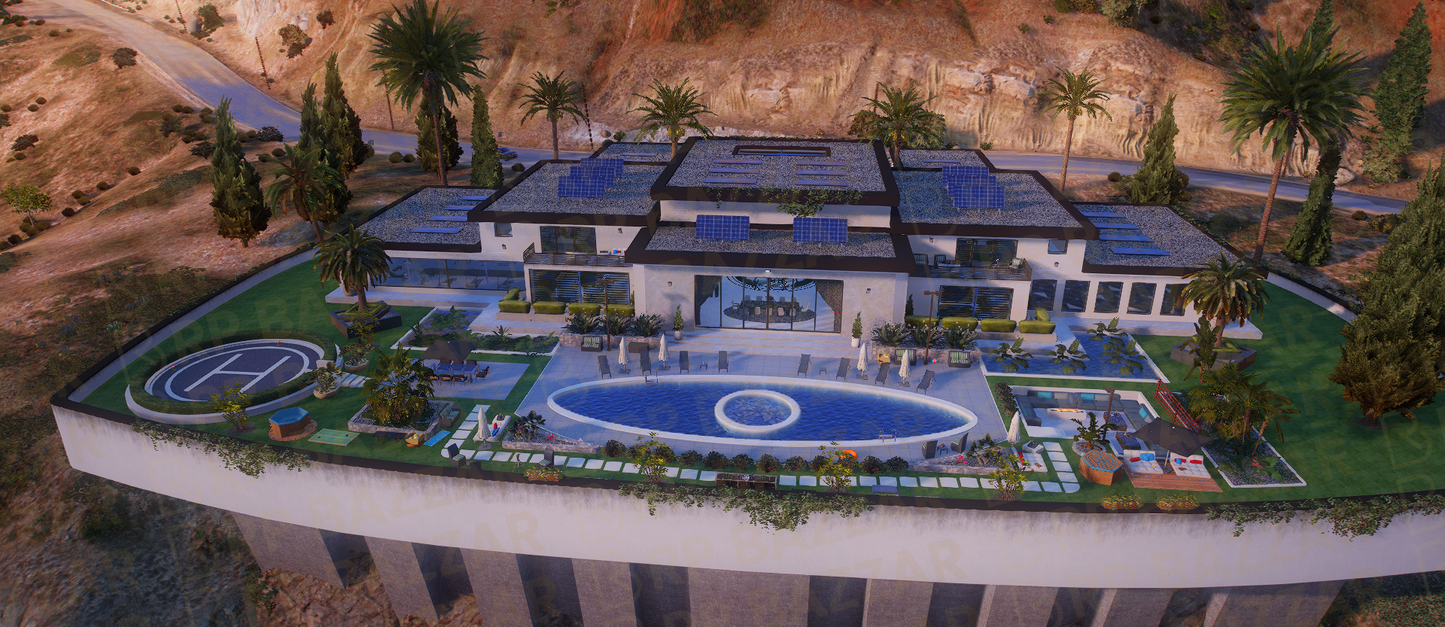 Elite Mansion FiveM MLO — GTA RP Interior — ESX QB QBOX — RPBazzar