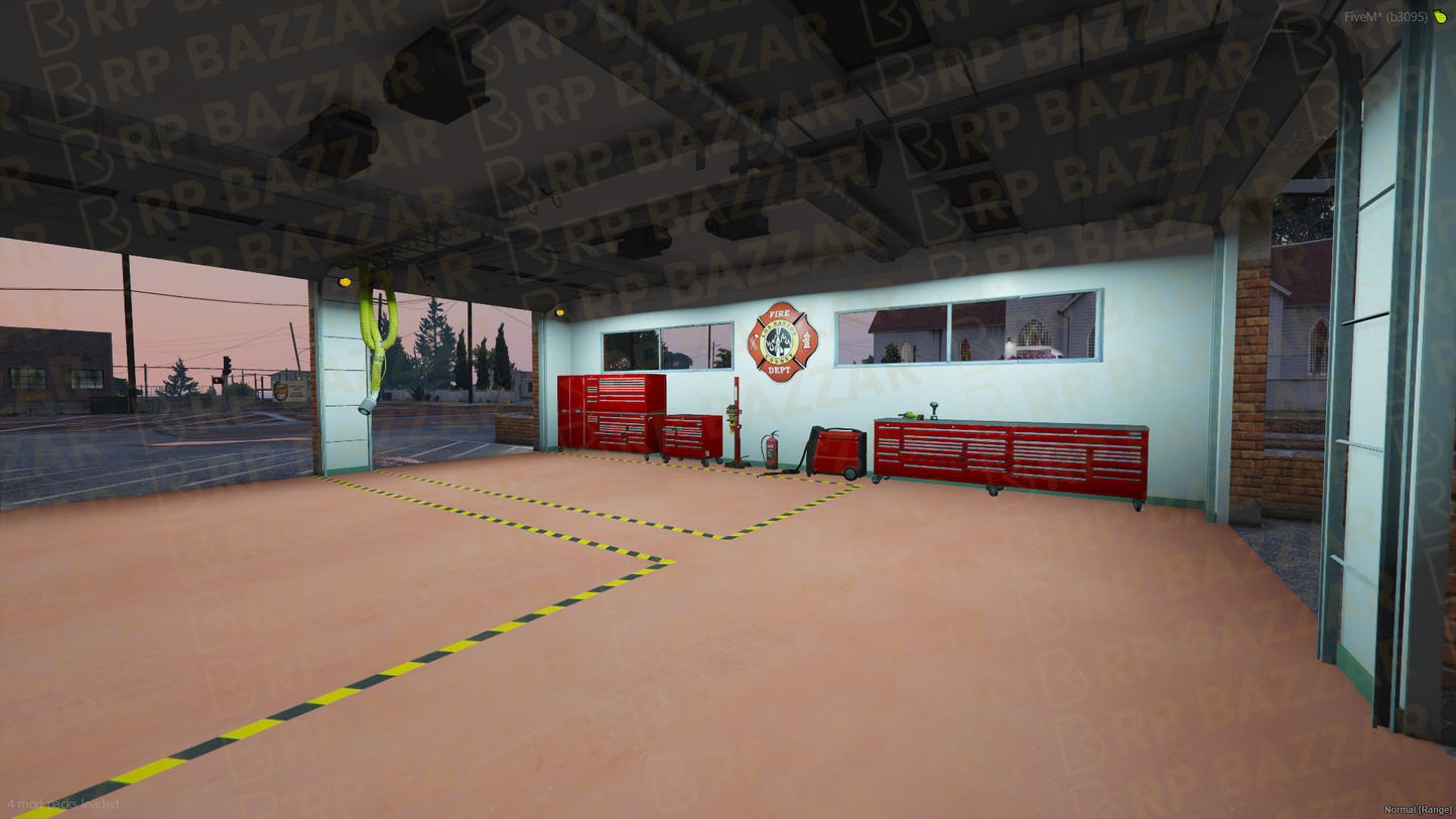 Rapid Fire Department FiveM MLO — GTA RP Interior — ESX QB QBOX — RPBazzar