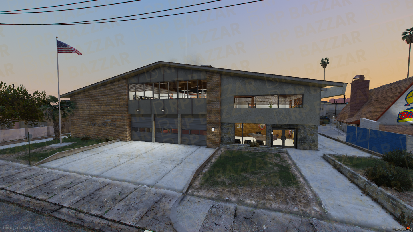 Suburban Fire Department FiveM MLO — GTA RP Interior — ESX QB QBOX — RPBazzar