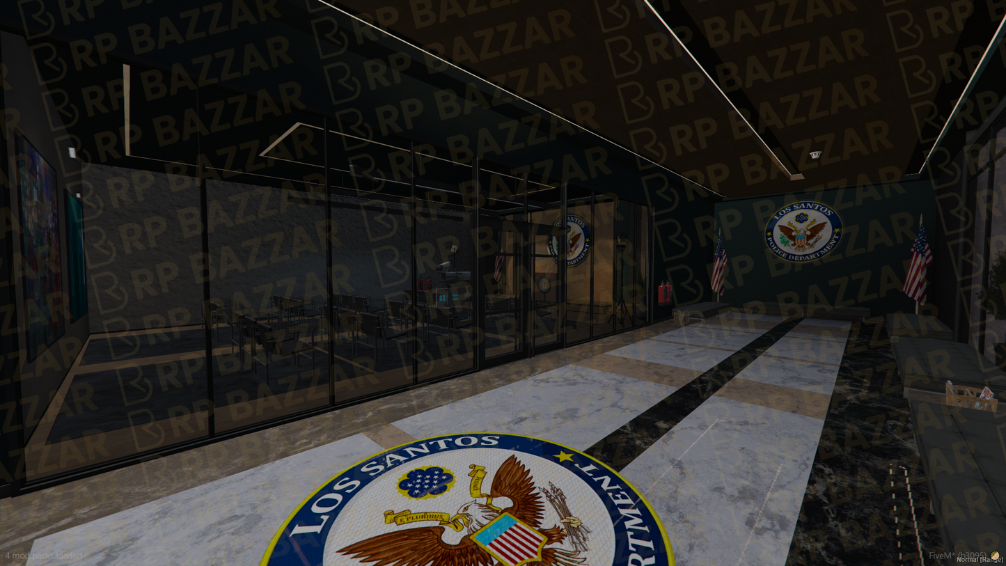 Federal Police Station FiveM MLO — GTA RP Interior — ESX QB QBOX — RPBazzar