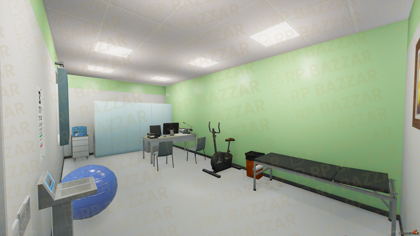 Pinecrest Hospital FiveM MLO — GTA RP Interior — ESX QB QBOX — RPBazzar