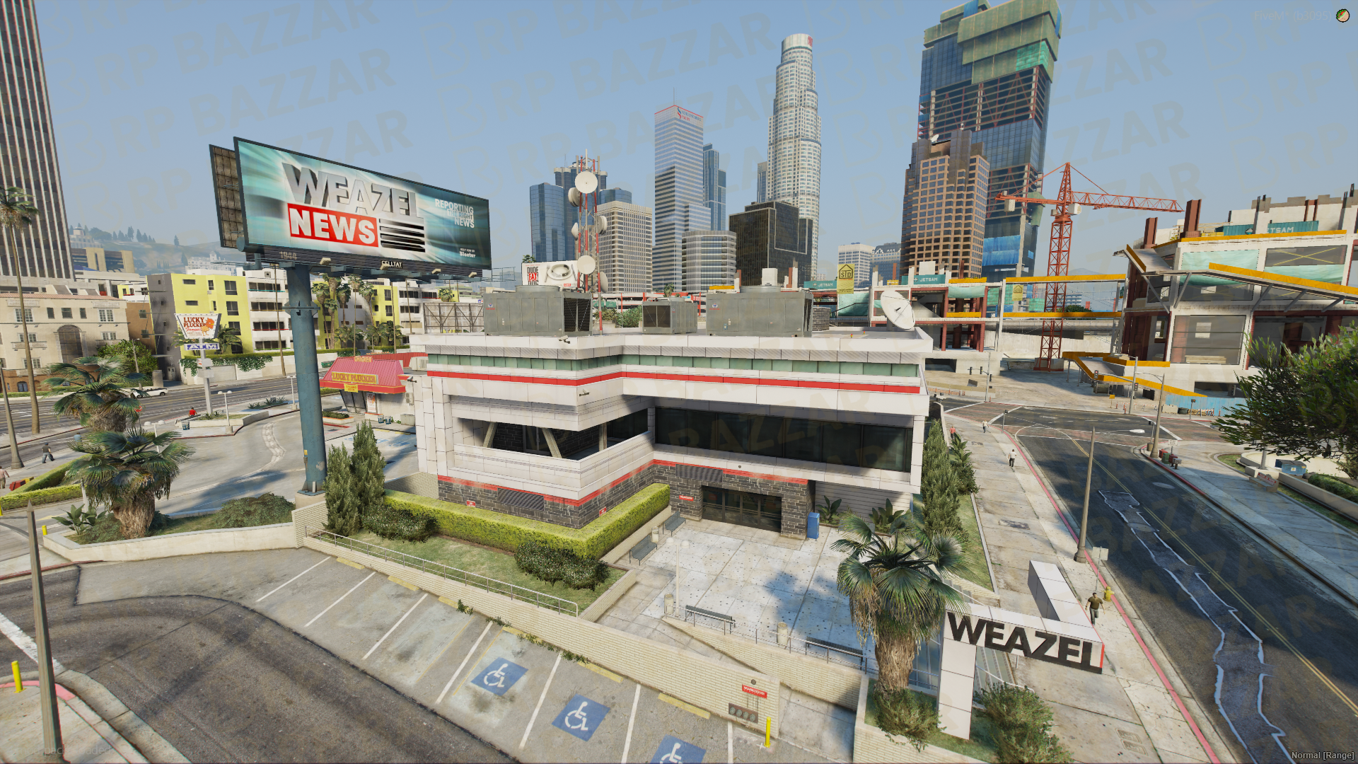 Downtown Weazel News FiveM MLO — GTA RP Interior — ESX QB QBOX — RPBazzar