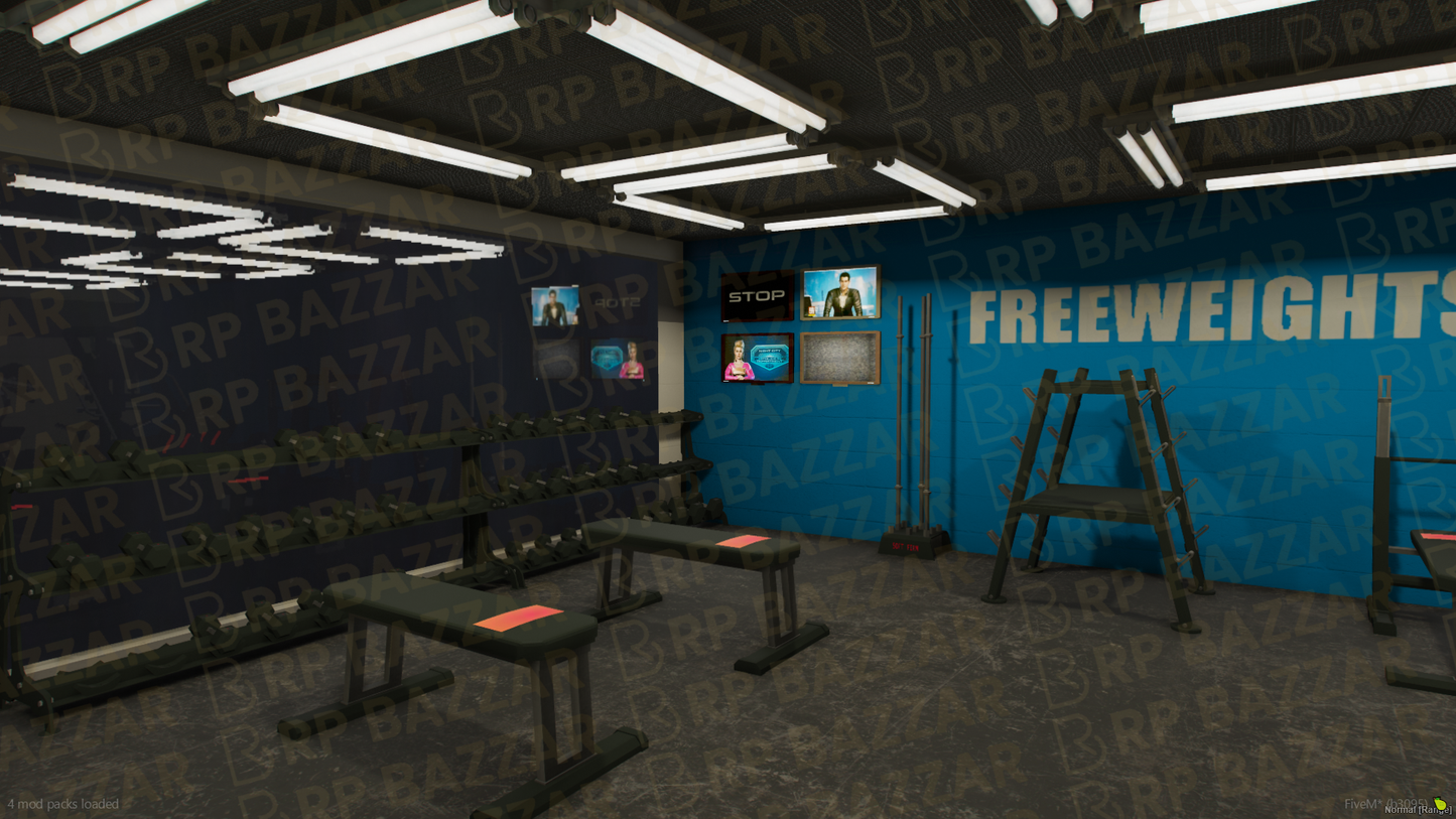 Uptown Police Station FiveM MLO — GTA RP Interior — ESX QB QBOX — RPBazzar