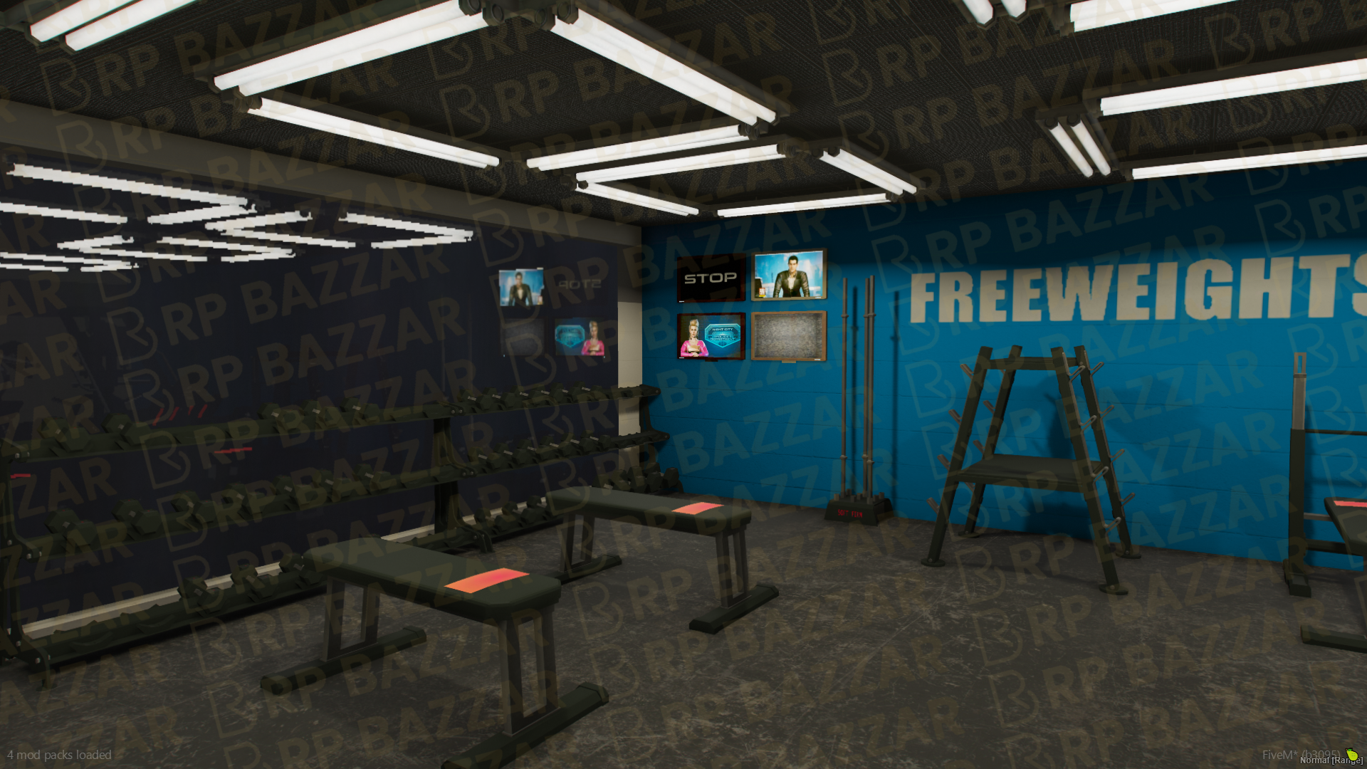 Uptown Police Station FiveM MLO — GTA RP Interior — ESX QB QBOX — RPBazzar