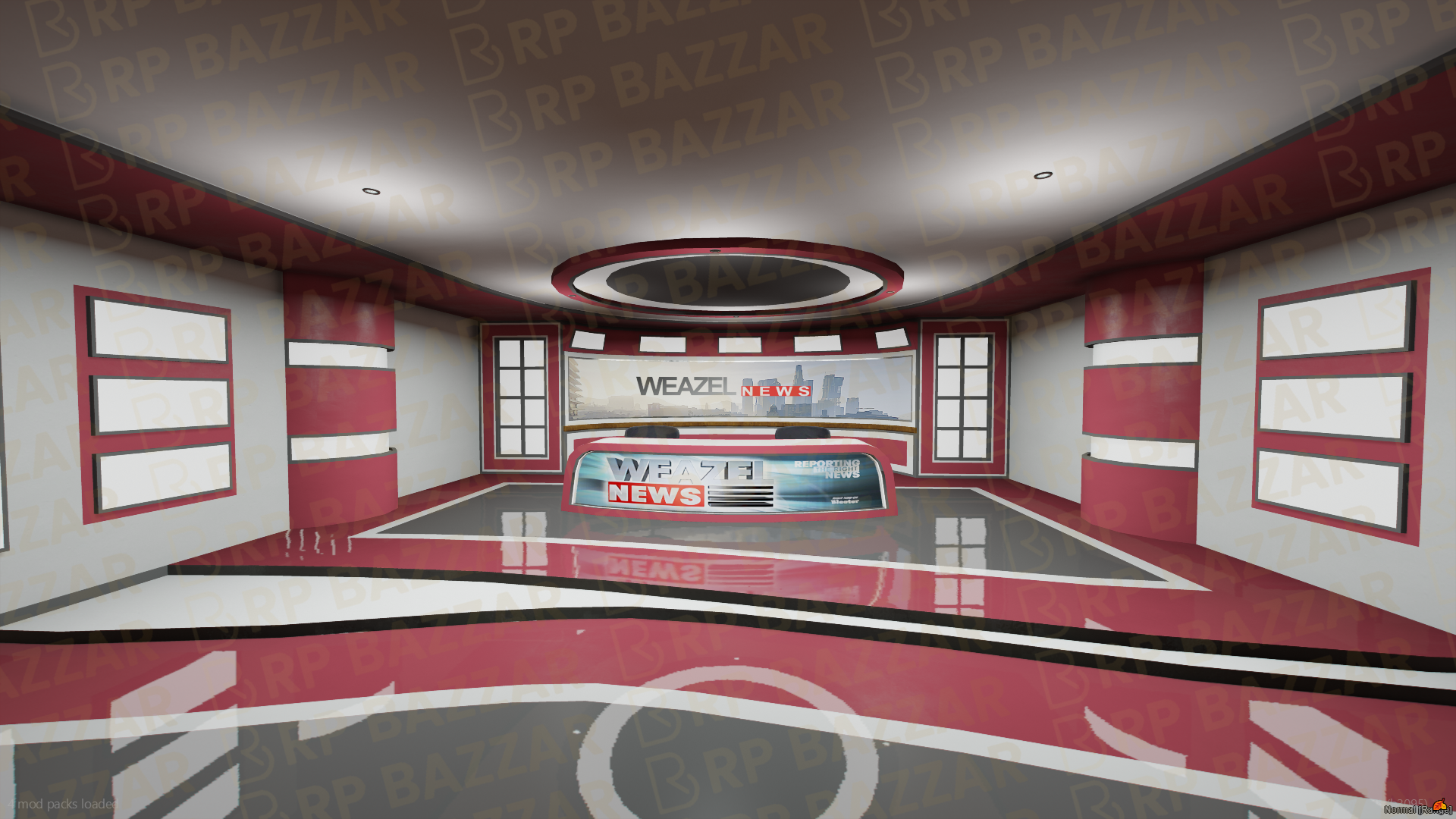 Urban Weazel News FiveM MLO — GTA RP Interior — ESX QB QBOX — RPBazzar