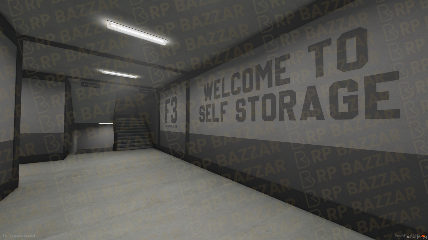Compact Storage Room & Warehouse FiveM MLO — GTA RP Interior — ESX QB QBOX — RPBazzar