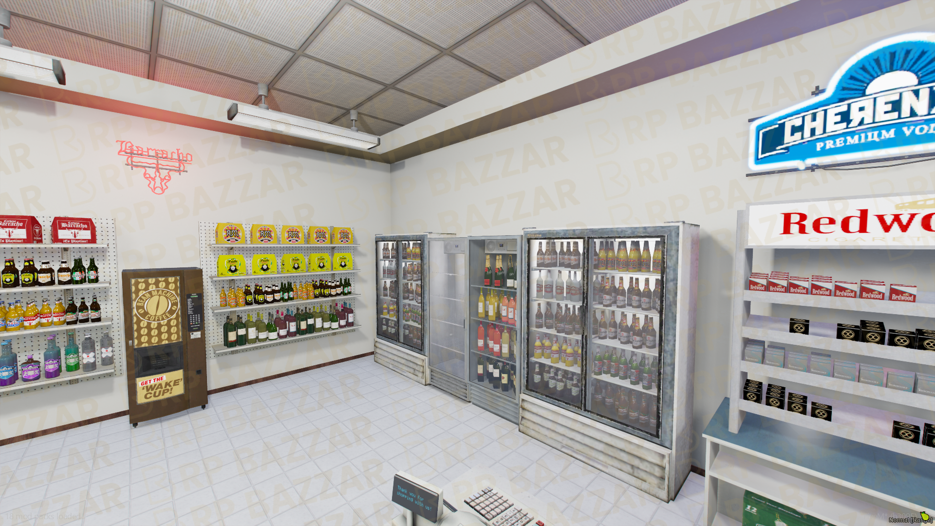 Classic 24-7 Store FiveM MLO — GTA RP Interior — ESX QB QBOX — RPBazzar