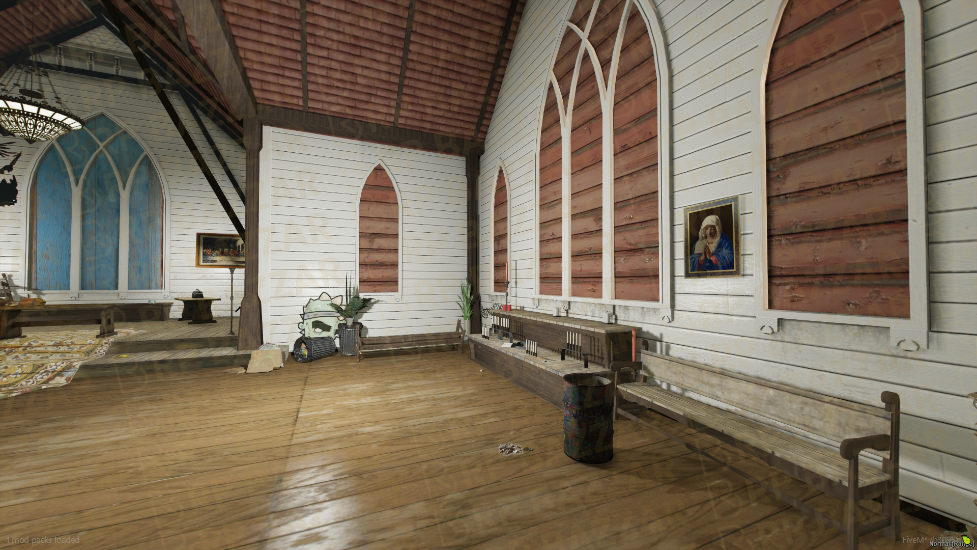 Chapel Church FiveM MLO — GTA RP Interior — ESX QB QBOX — RPBazzar