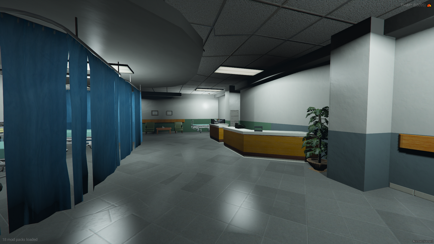 Community Hospital FiveM MLO — GTA RP Interior — ESX QB QBOX — RPBazzar