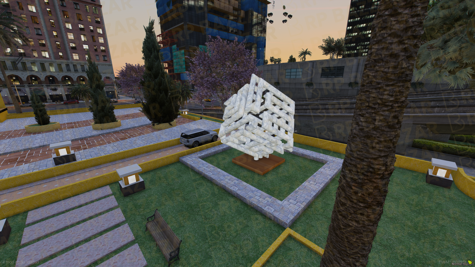 Vintage Legion Square FiveM MLO — GTA RP Interior — ESX QB QBOX — RPBazzar