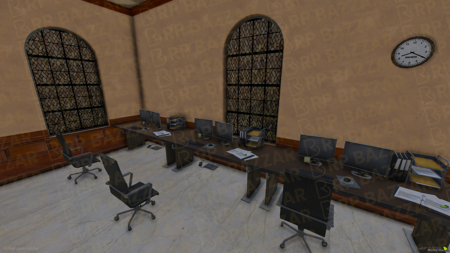 Urban City Hall FiveM MLO — GTA RP Interior — ESX QB QBOX — RPBazzar