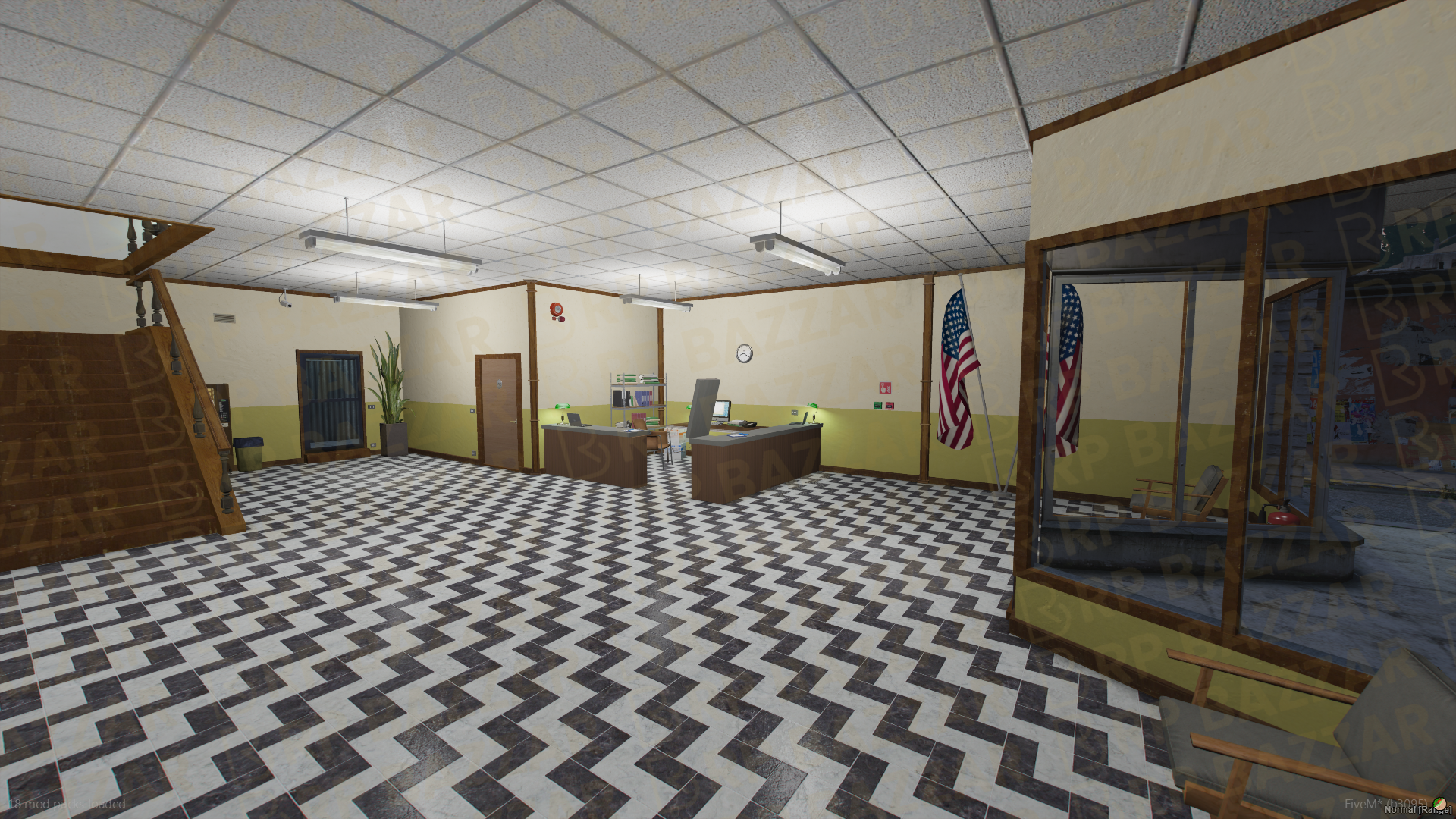 Government City Hall FiveM MLO — GTA RP Interior — ESX QB QBOX — RPBazzar
