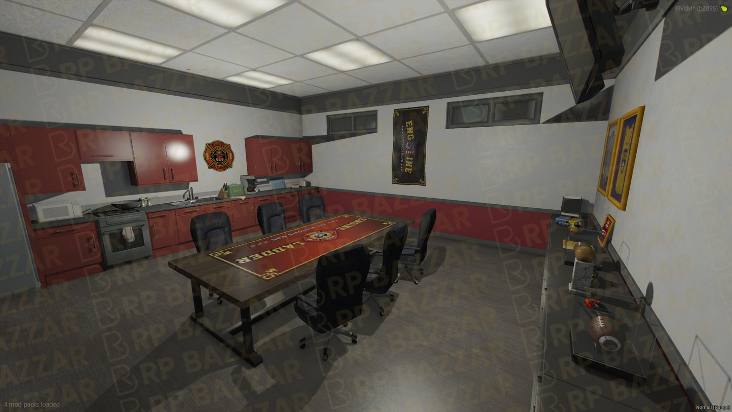 Urban Fire Department FiveM MLO — GTA RP Interior — ESX QB QBOX — RPBazzar