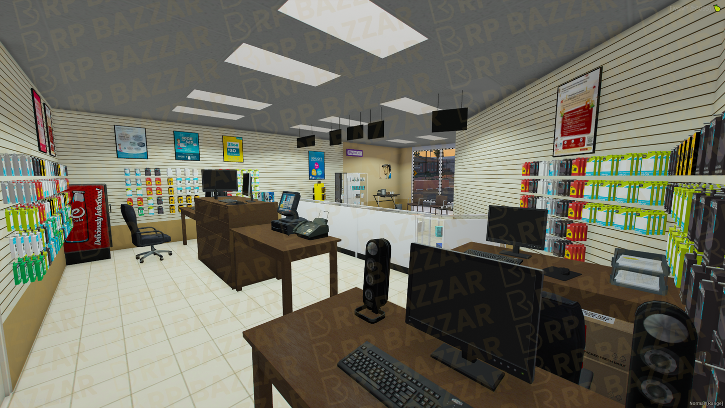 Modern 24-7 Store FiveM MLO — GTA RP Interior — ESX QB QBOX — RPBazzar