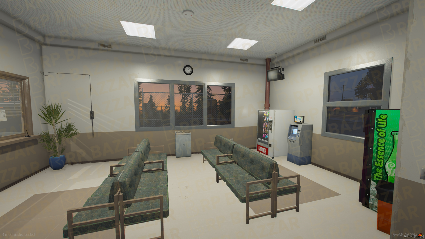 District Police Station FiveM MLO — GTA RP Interior — ESX QB QBOX — RPBazzar