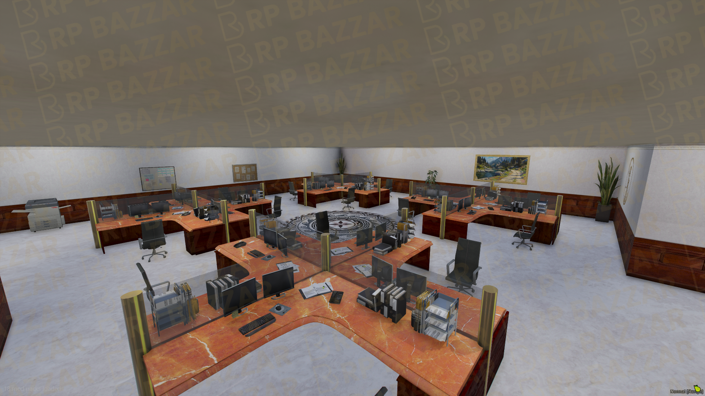 Urban City Hall FiveM MLO — GTA RP Interior — ESX QB QBOX — RPBazzar