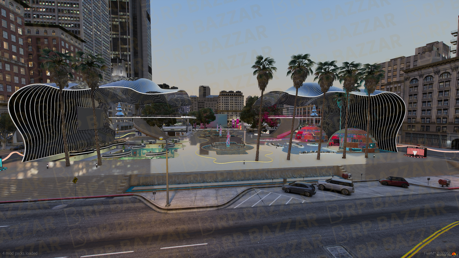 Plaza Legion Square FiveM MLO — GTA RP Interior — ESX QB QBOX — RPBazzar