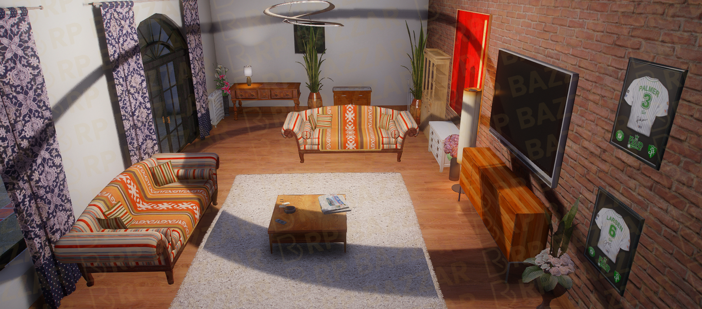 Futuristic House FiveM MLO — GTA RP Interior — ESX QB QBOX — RPBazzar