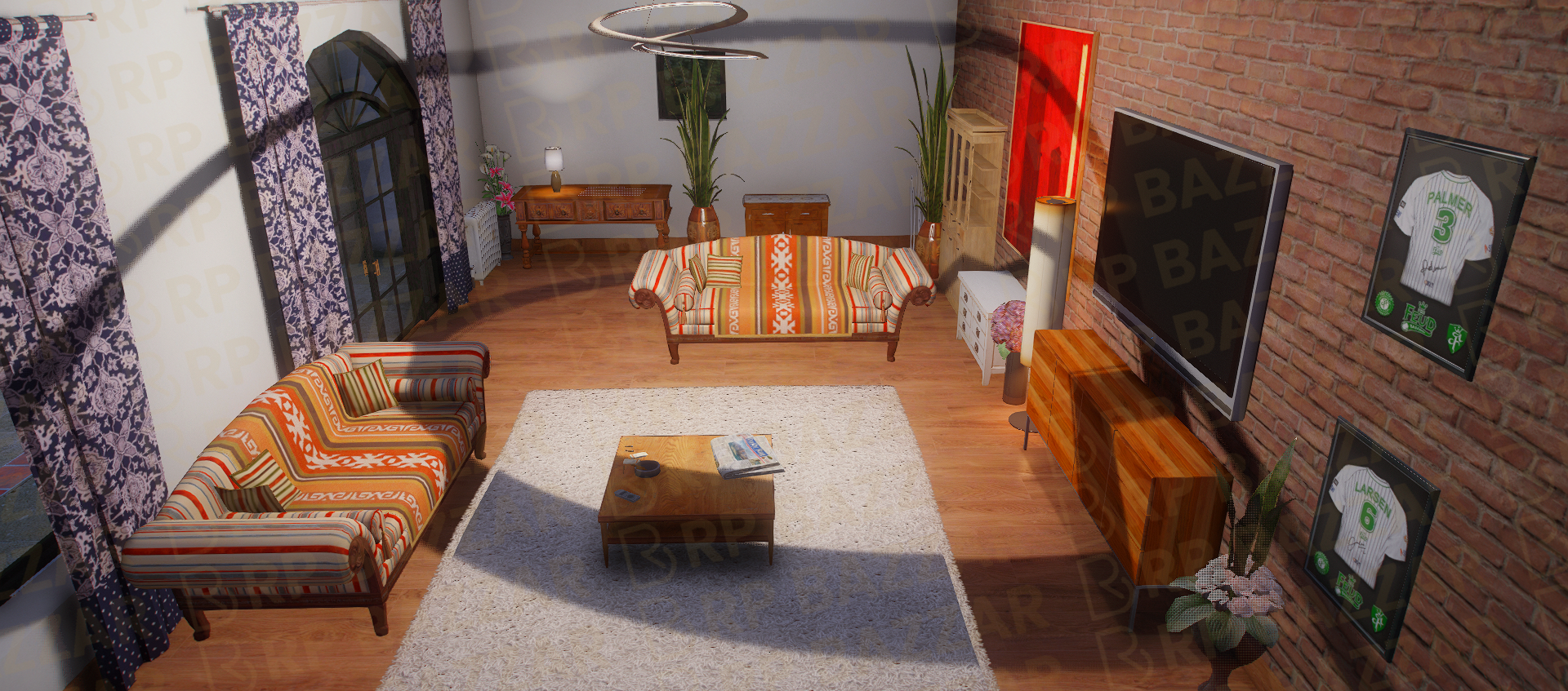 Futuristic House FiveM MLO — GTA RP Interior — ESX QB QBOX — RPBazzar