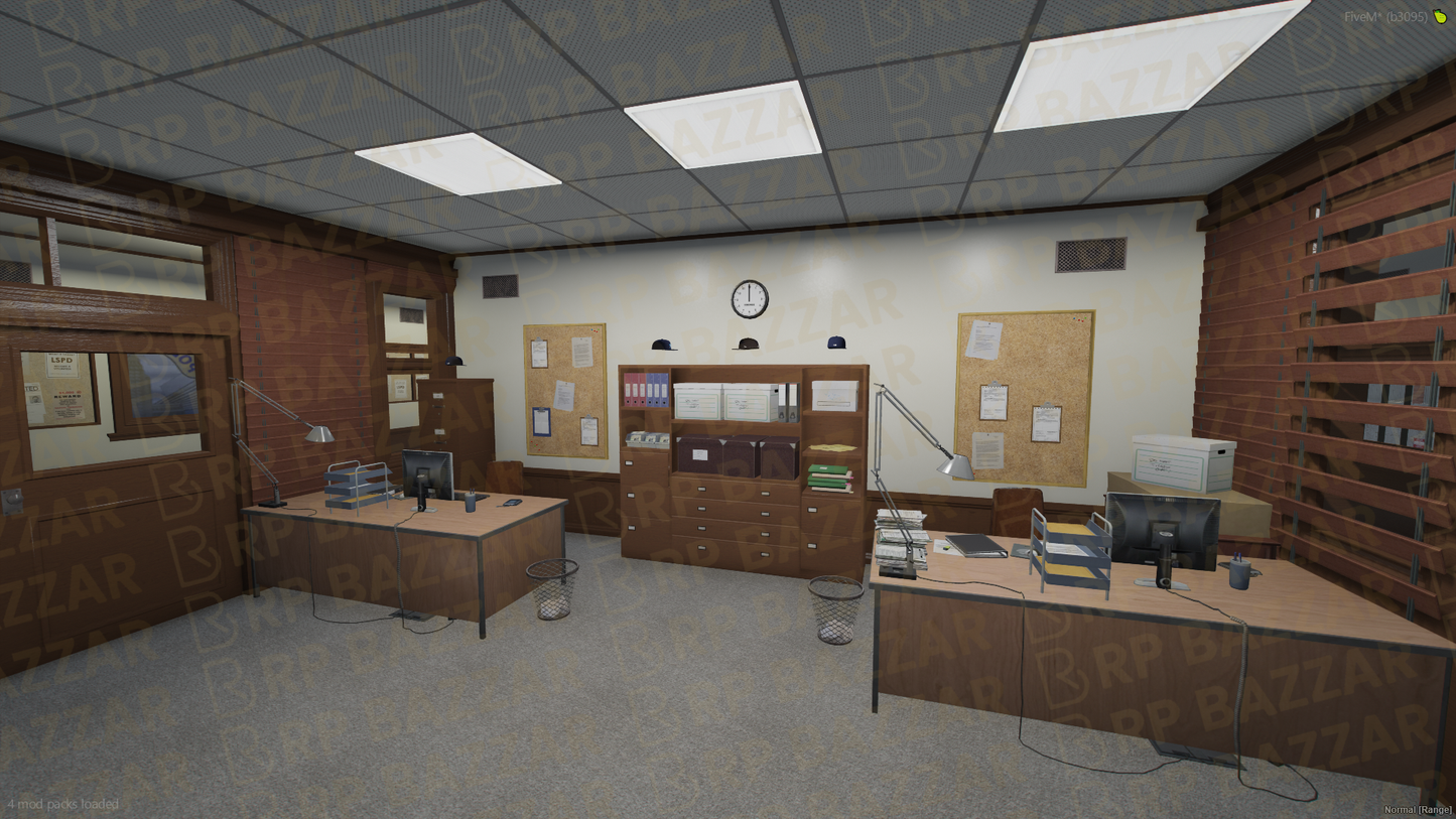 Westside Police Station FiveM MLO — GTA RP Interior — ESX QB QBOX — RPBazzar