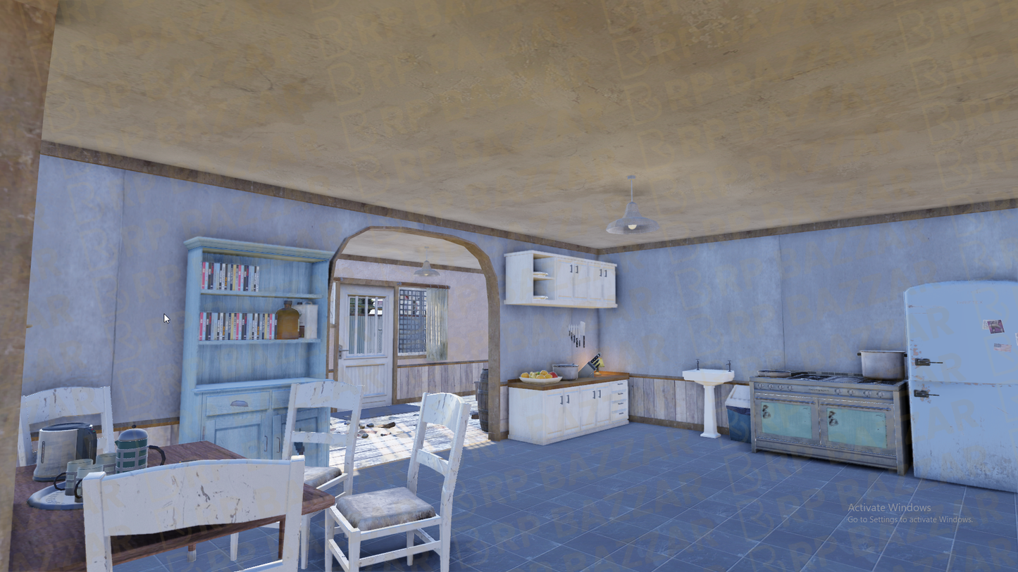 Gritty Gang Base FiveM MLO — GTA RP Interior — ESX QB QBOX — RPBazzar