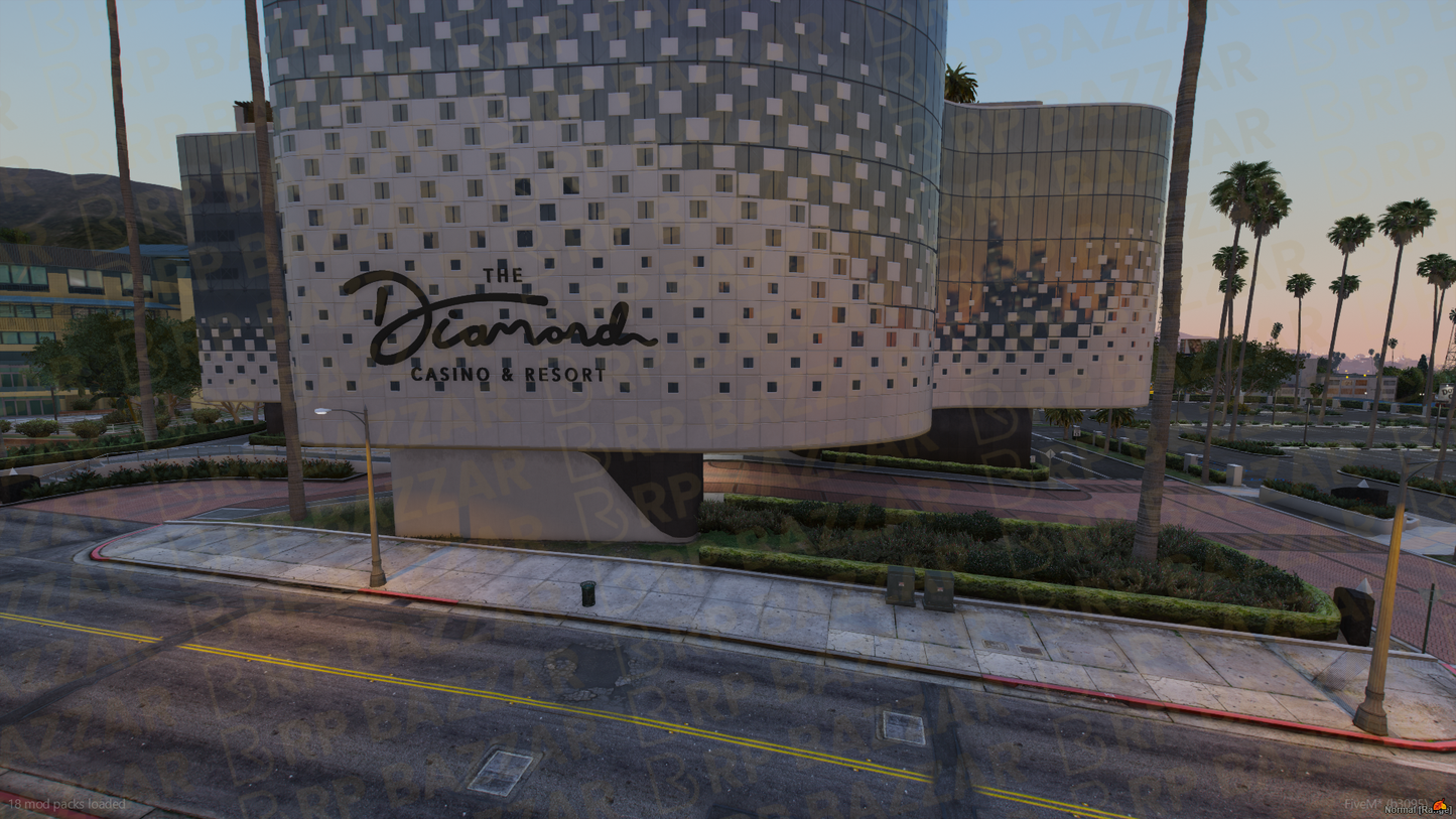 Neon Casino FiveM MLO — GTA RP Interior — ESX QB QBOX — RPBazzar