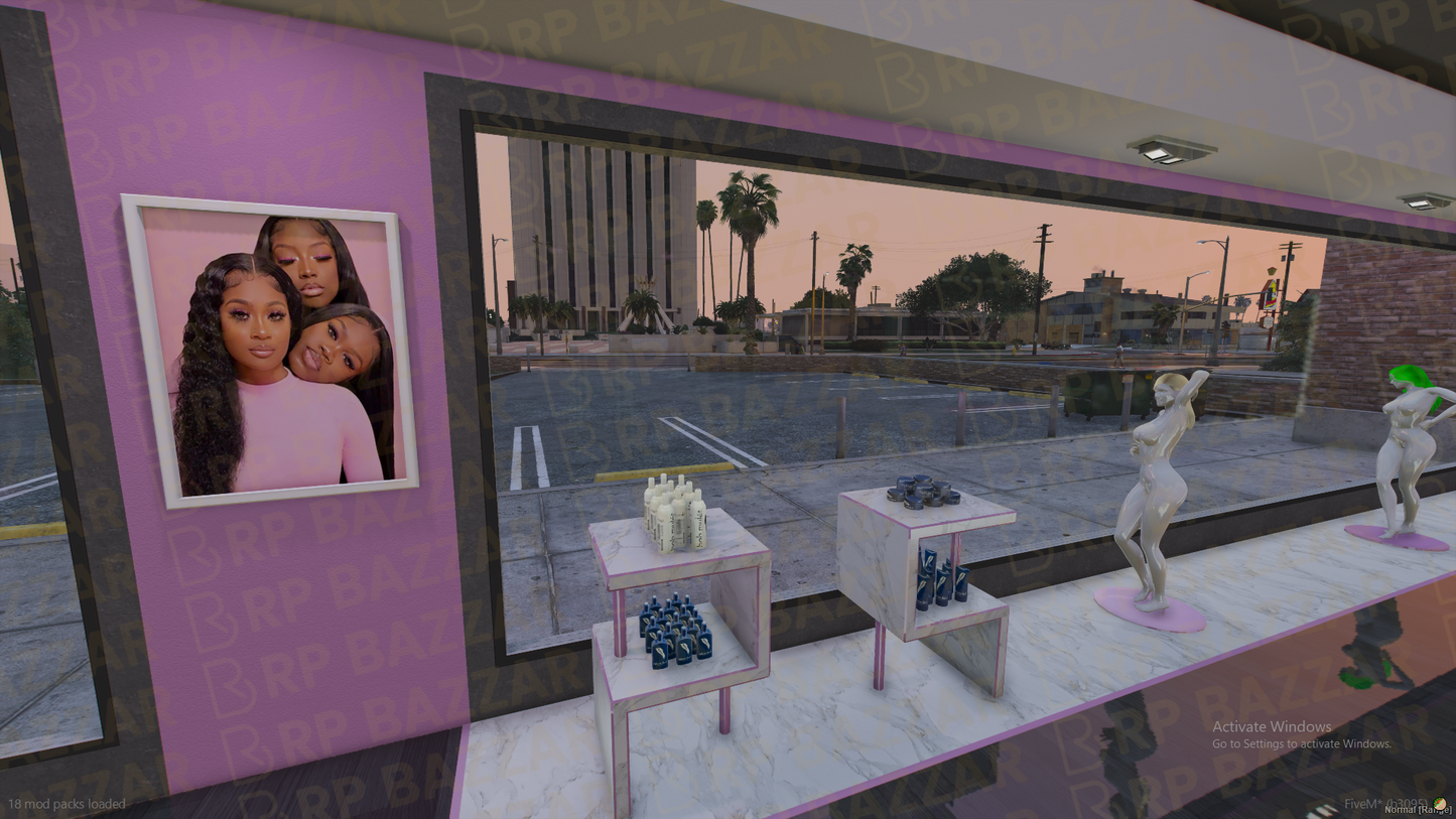 Sleek Girl Haven FiveM MLO — GTA RP Interior — ESX QB QBOX — RPBazzar