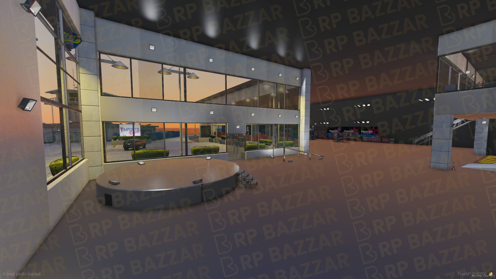 Metro Vehicle Shop FiveM MLO — GTA RP Interior — ESX QB QBOX — RPBazzar