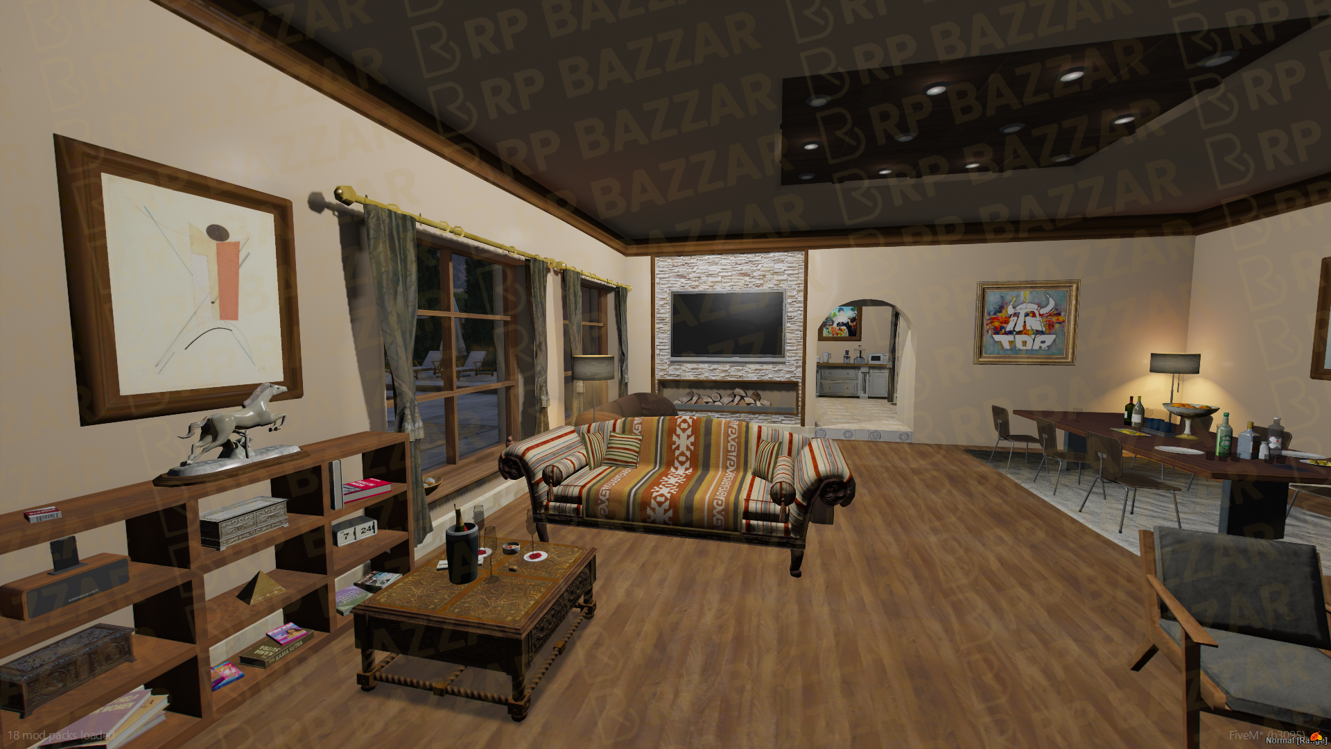 Lavish House FiveM MLO — GTA RP Interior — ESX QB QBOX — RPBazzar