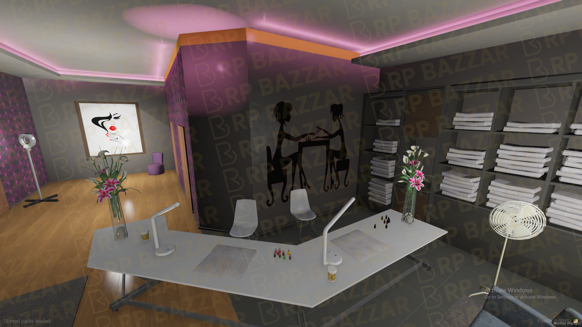 Neon Girl Haven FiveM MLO — GTA RP Interior — ESX QB QBOX — RPBazzar