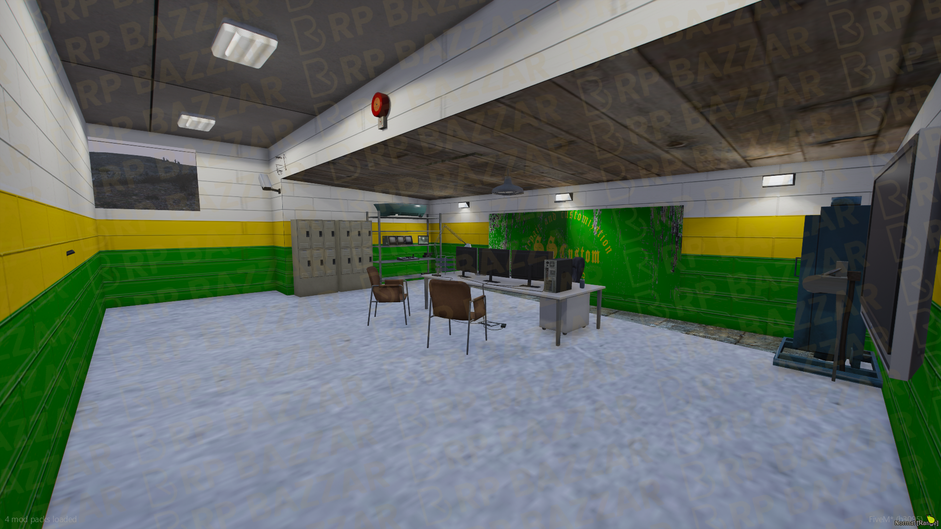 Modern Repair Station FiveM MLO — GTA RP Interior — ESX QB QBOX — RPBazzar