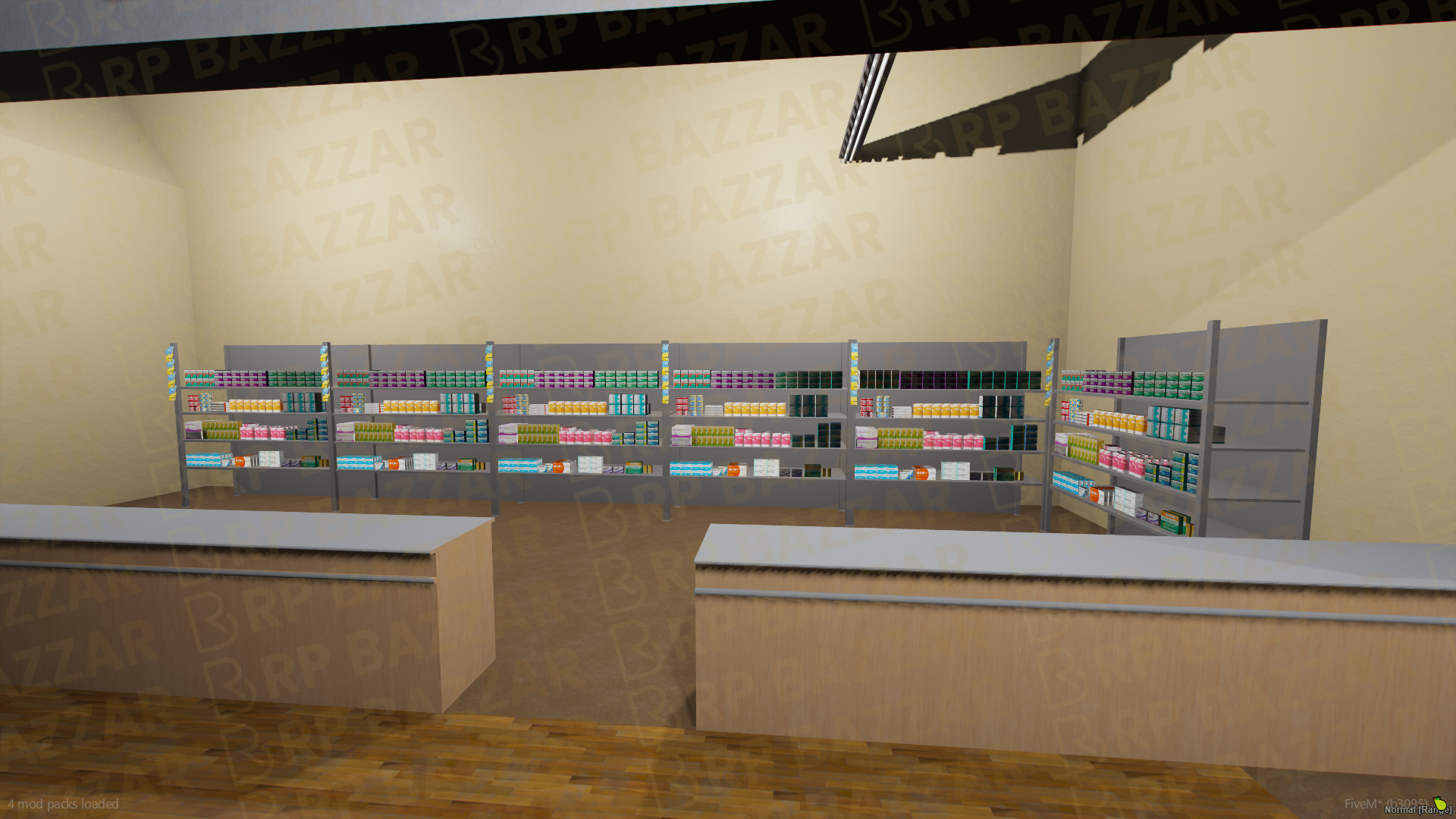 Premium Shopping Mall FiveM MLO — GTA RP Interior — ESX QB QBOX — RPBazzar