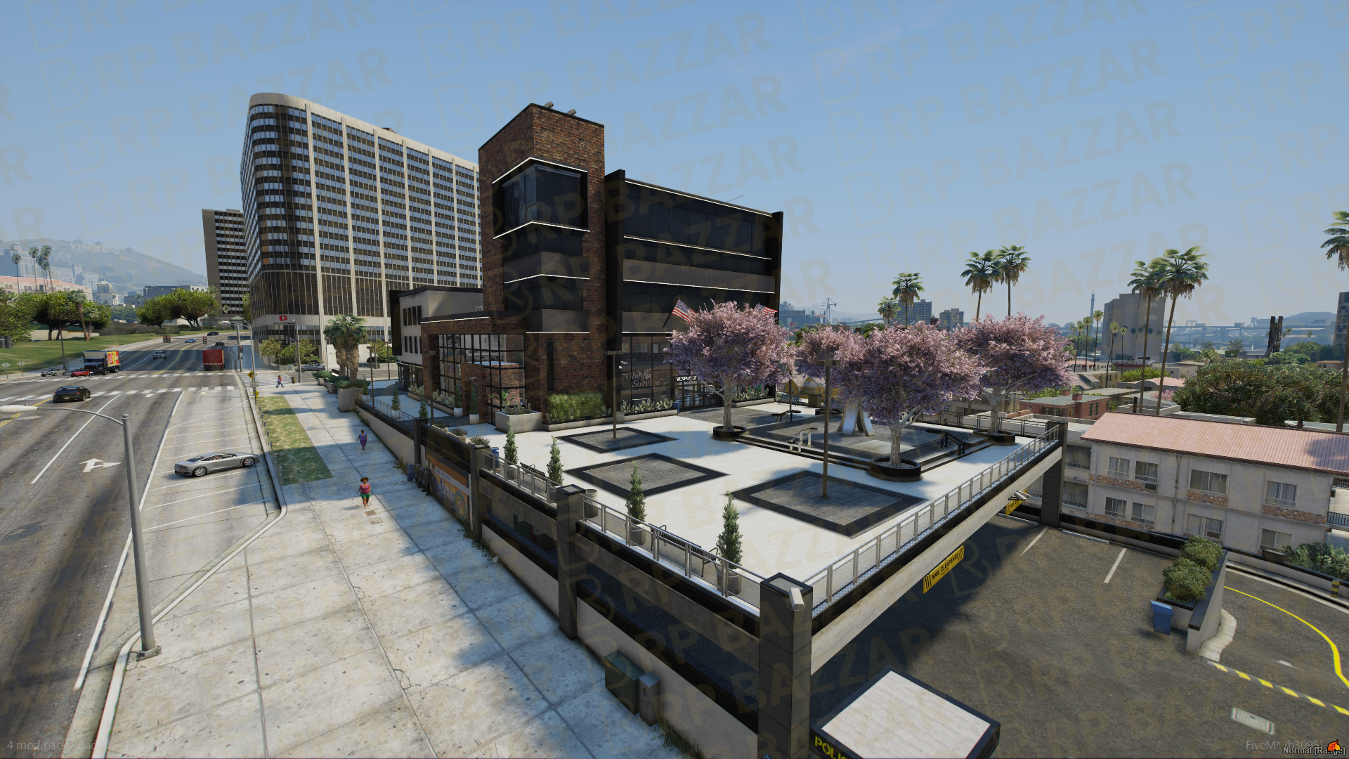 Downtown Police Station FiveM MLO — GTA RP Interior — ESX QB QBOX — RPBazzar